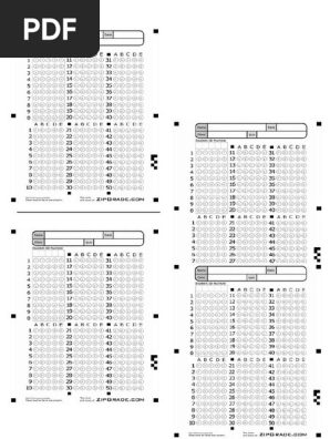 zipgrade answer sheet pdf
