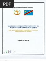 Feuille de route du dialogue politique national