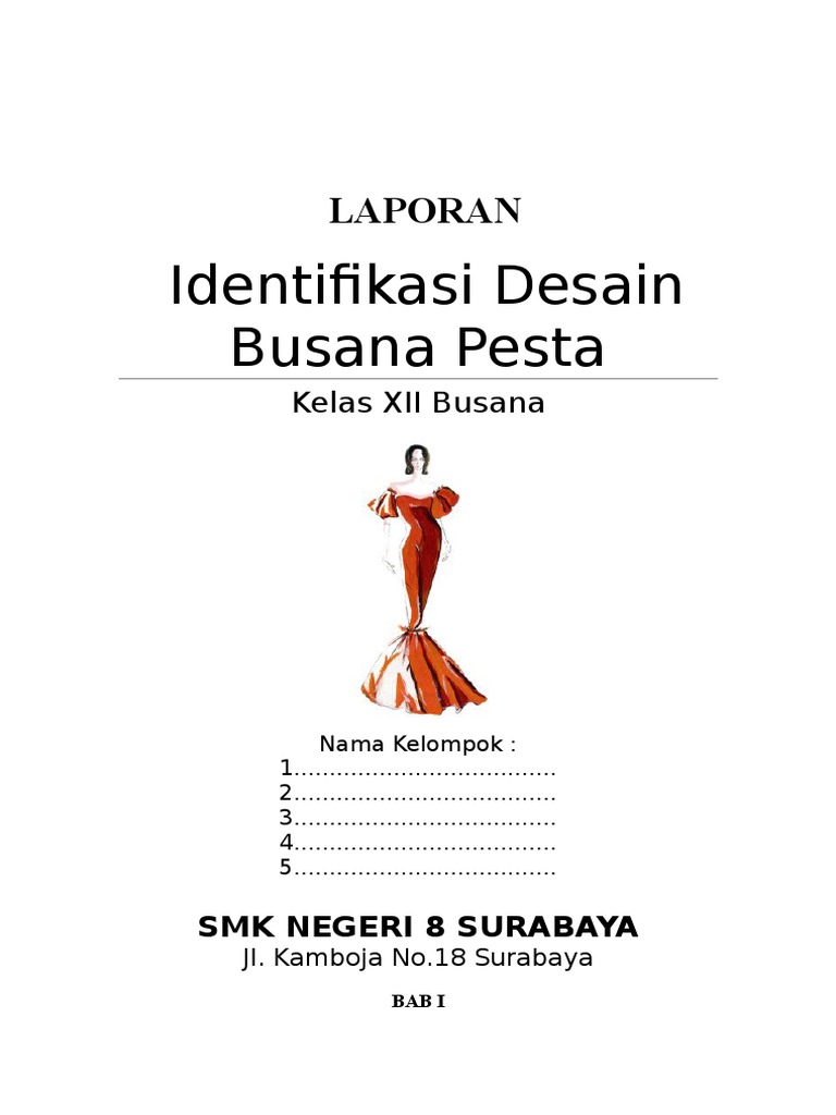 Laporan Busana Pesta