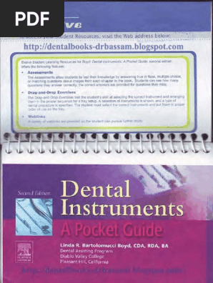 Boyd Dental Instruments a Pocket Guide