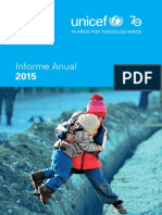 Informe Anual de UNICEF de 2015