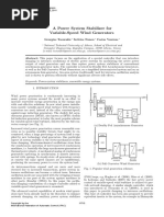 A Power System Stabilizer For