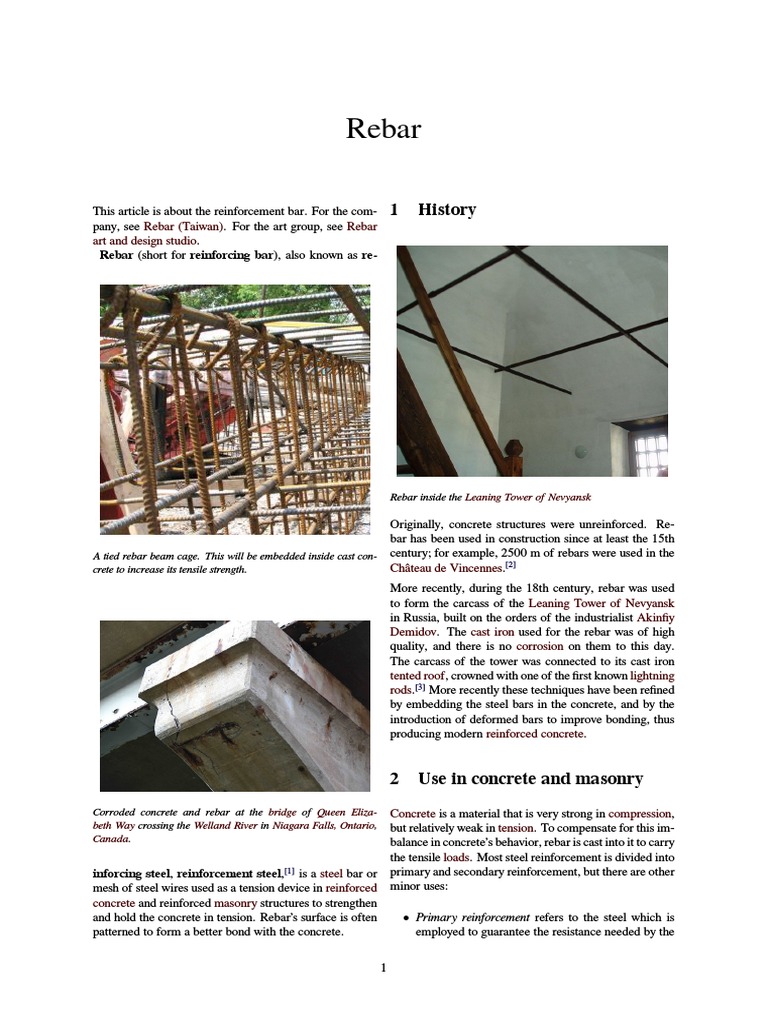 Rebar Building Engineering Free 30day Trial Scribd