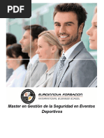 Master en Gestión de la Seguridad en Eventos Deportivos
