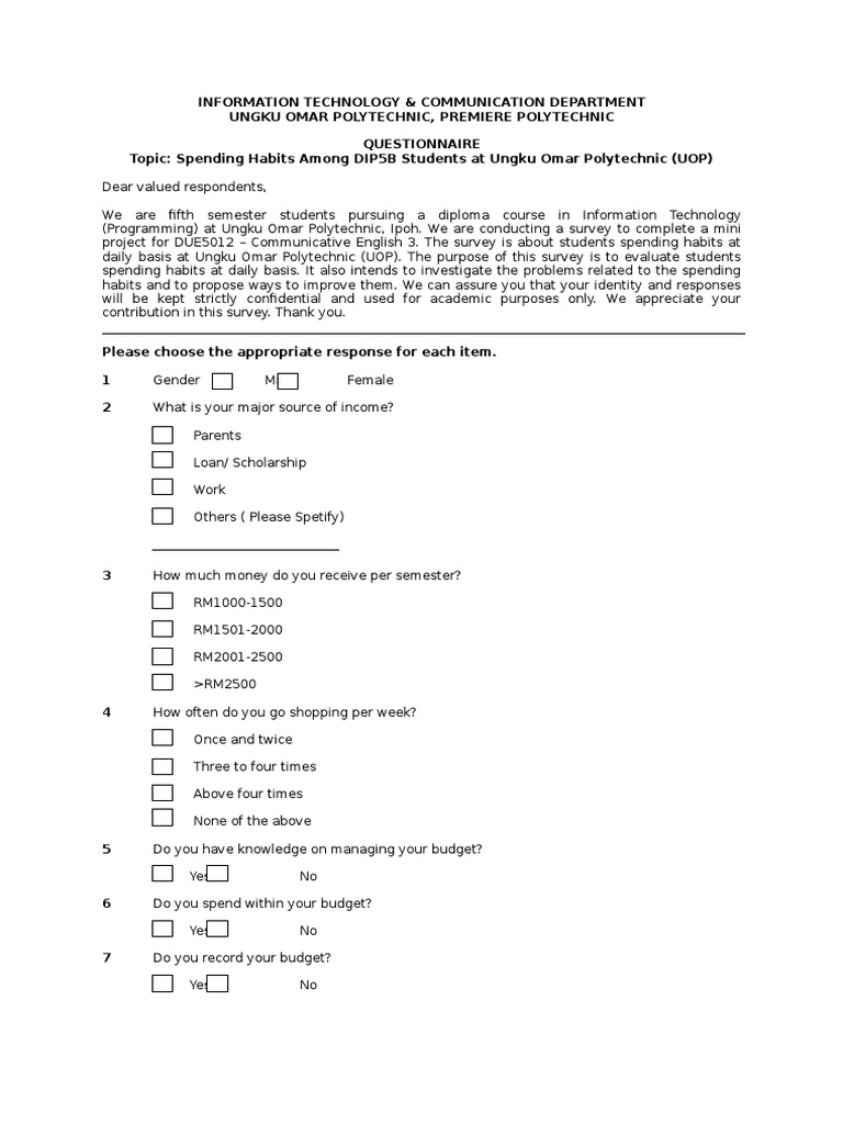 Questionnaire