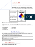 how to read a chemical label