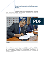 UPC y SENATI Firman Importante Convenio