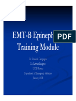 Epinephrine Training Module