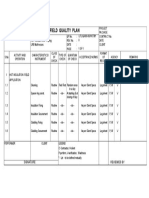 Field Quality Plan - Hot Piping