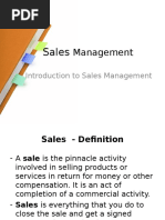 Sales Management 1