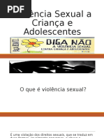 Violência Sexual a Criança e Adolescentes