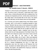 Reaction Paper Stardust