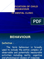 Classification of Child S Behaviour in Dental Clinic Pedo