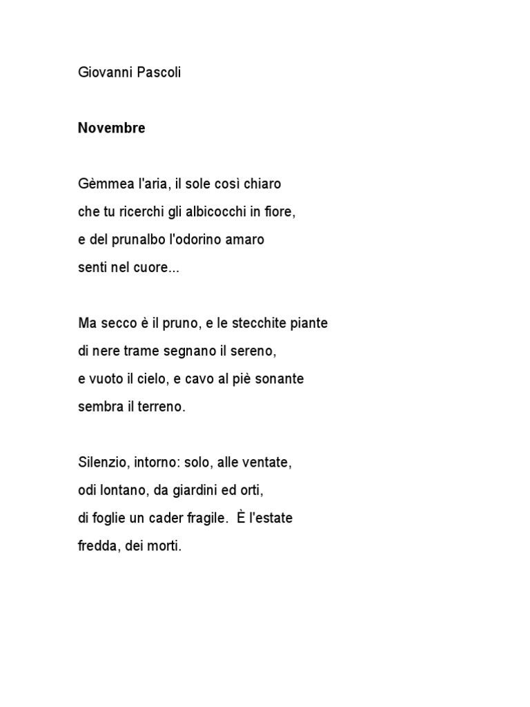commento alla poesia la bicicletta di giovanni pascoli