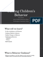 guiding childrens behavior family workshop presentation