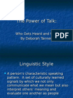 The Power of Talk