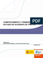 Comportamiento y Primeros Auxilios en Caso de Accidente de Tráfico - JPR504 PDF