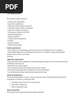 PLC Selection Criteria