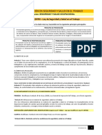 Lectura - Legislación en Seguridad y Salud en Trabajo