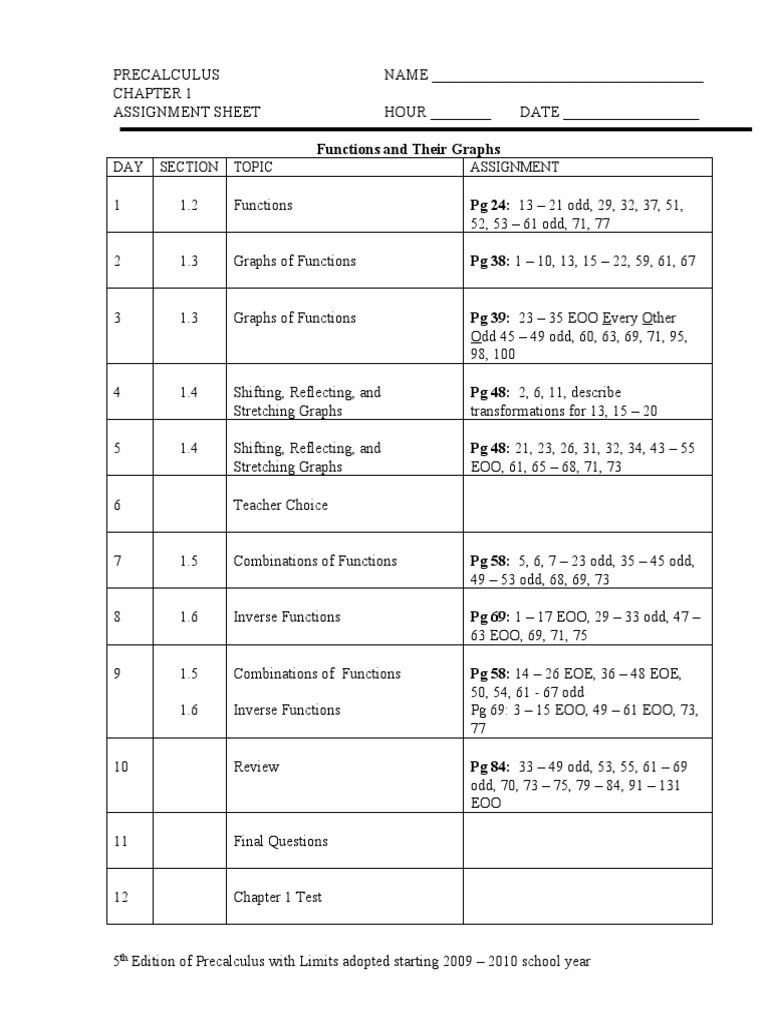 Chap 1 Assignments | PDF