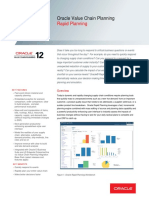 Oracle - DataSheet - VCP R12 - Rapid Planning (057158)