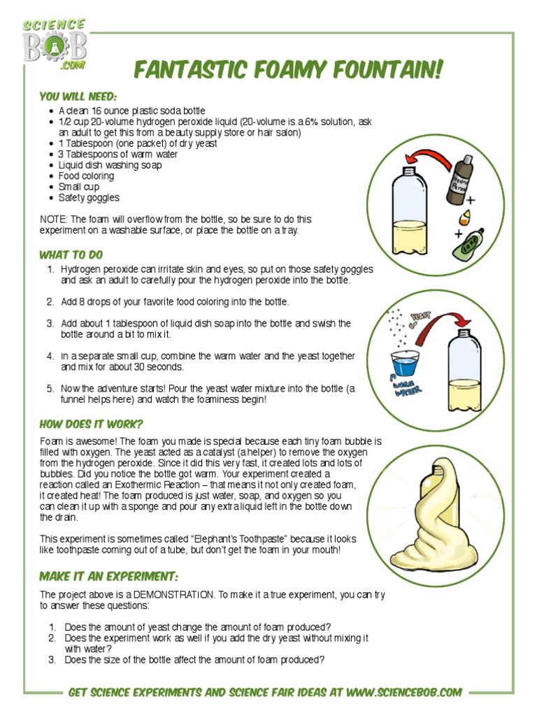 Fantastic Foamy Fountain PDF