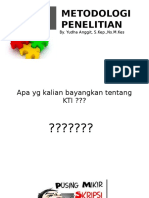 Metodologi Penelitian: By. Yudha Anggit, S.Kep.,Ns.M.Kes