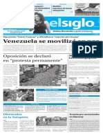 Edición Impresa El Siglo 02-09-2016