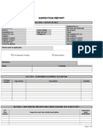 Inspection Report Template