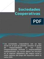 Sociedades Cooperativas