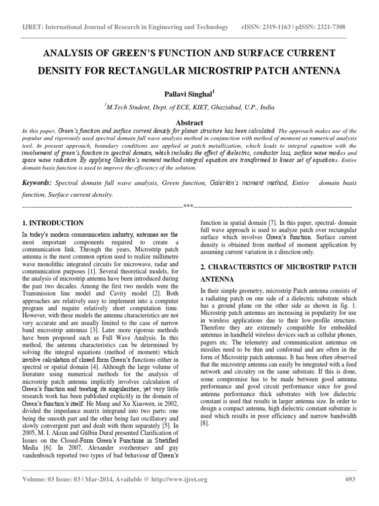 Microstrip antenna ppt image
