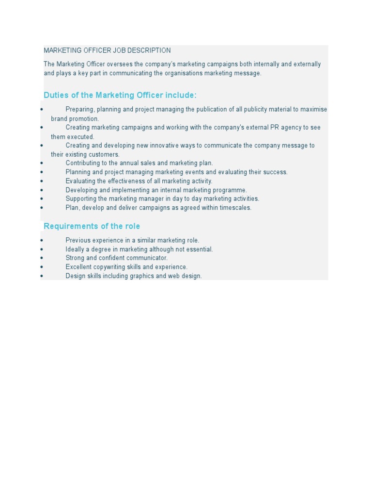 marketing-officer-job-description-pdf