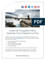 Aprende Cómo Mejorar Tus Fotografías en Nuestras Clases de Fotografía Online