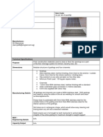 Drain Grating Specification