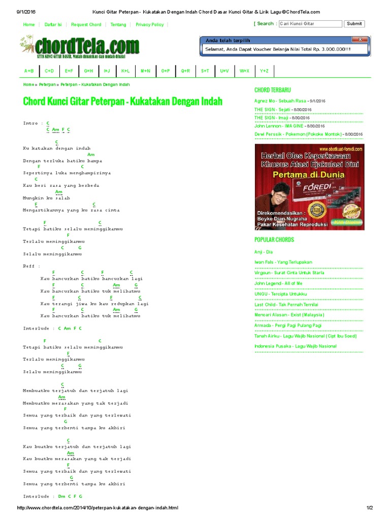 Chordtela Sally Peterpan Tebak Gambar