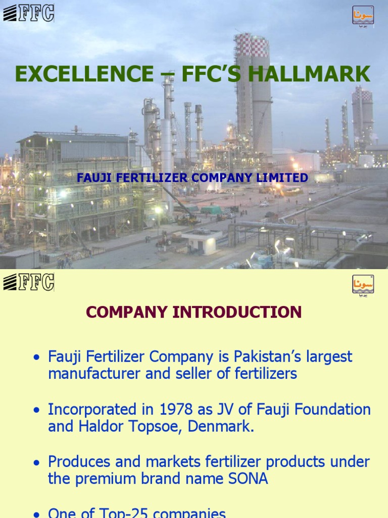 Fauji Fertilizer Company Overview | PDF | Business | Reliability ...