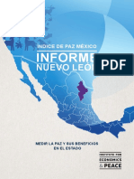 Indice de Paz Mexico Informe Nuevo Leon - 2015
