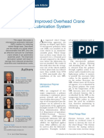 A Study of An Improved Overhead Crane Wheel Flange Lubrication System