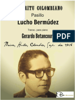 ESPIRITU COLOMBIANO. Pasillo. Lucho Bermúdez. Transc. piano Gerardo Betancourt.