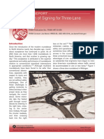 An Evaluation of Signing For Three-Lane Roundabouts