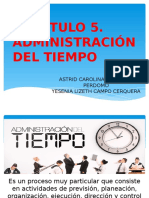 Capitulo 5 Administracion Deltiempo