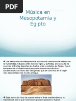 Musica de Mesopotamia y Egipto