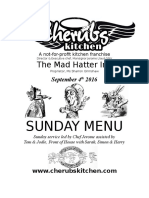 Sunday Menu: The Mad Hatter Inn