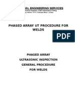 Phased Array Ut Procedure For Welds: Industrial Engineering Services