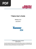 T-Spice User's Guide: Release 16.3 June 2015