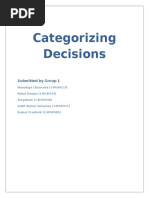 Categorizing Decisions