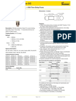 LP-CC - 600Vac/300Vdc, - 30A Time-Delay Fuses: Dimensions - in (MM)