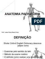 Anatomia Palpatória