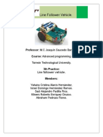 Line Follower Vehicle.: Professor: M.C Joaquín Saucedo Barajas. Course: Advanced Programming