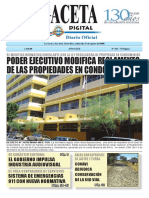 Modificación y Reformas Al Reglamento de La Ley Reguladora de La Propiedad en Condominio, Costa Rica
